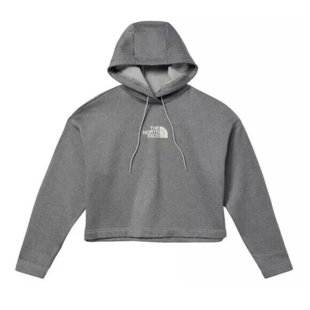 The North Face Horizon Performance Fleece Hoodie Grey Heather Women's XXL - Picture 1 of 7